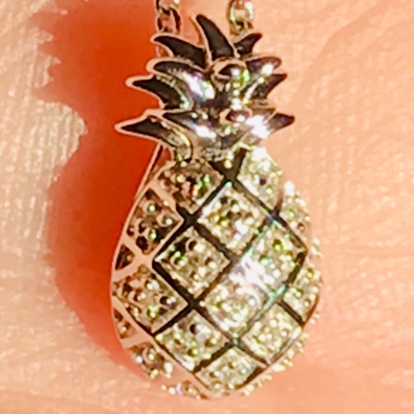 ❌❌❌SOLD❌❌❌AWESOME PINEAPPLE DIAMOND NECKLACE - Picture 5 of 8